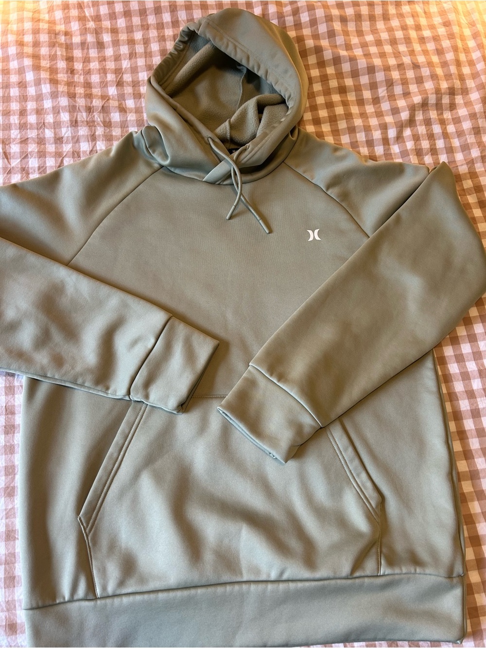 Hurley Men's Sage Green Pullover Hoodie
